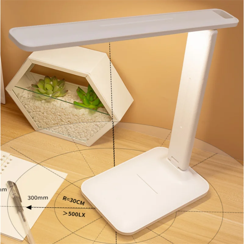 Foldable Table Lamp Led Desk Lamp 3 Type Stepless Dimmable Touch Bedside Reading Eye Protection Night Light USB Chargeable